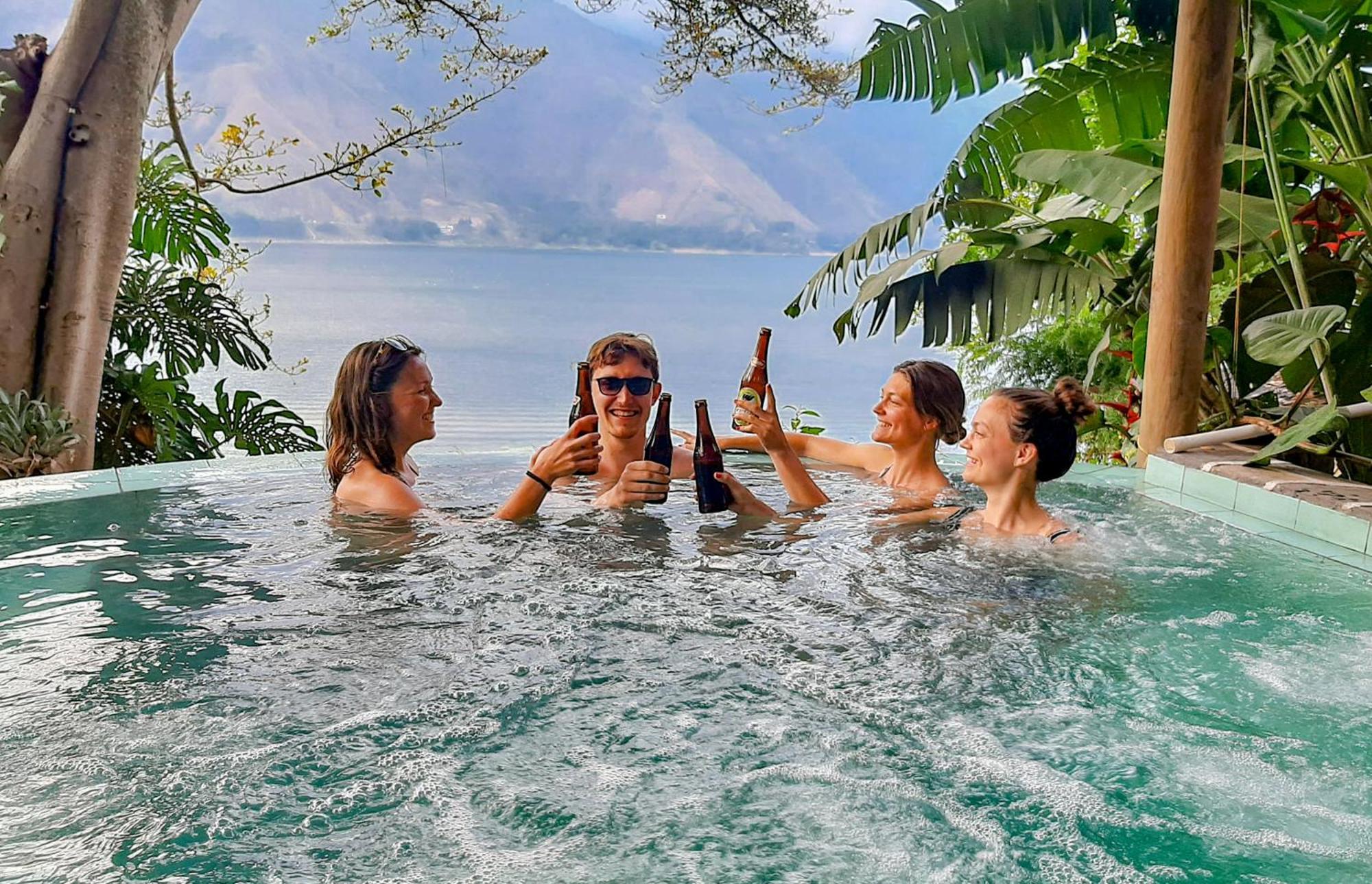 Eco Hotel Uxlabil Atitlan San Juan La Laguna Kültér fotó